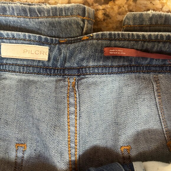 Pilcro Mid-Rise Column Jeans (by Anthropologie) Size 31 EUC - Picture 6 of 16